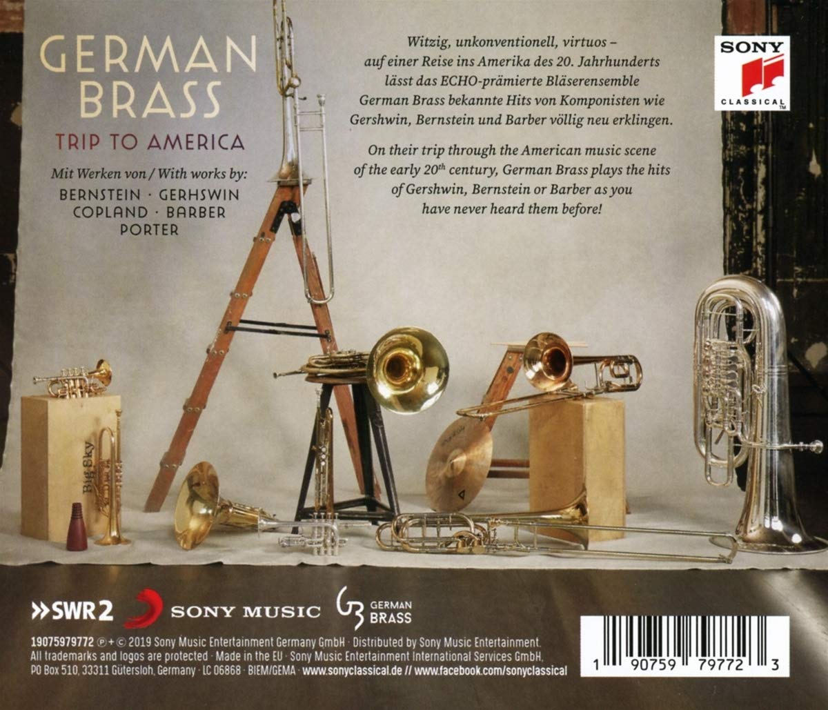 German Brass 금관악기 앙상블로 연주하는 20세기 미국 음악 모음집 (Trip to America)
