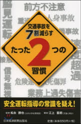 交通事故を7割減らすたった2つの習慣