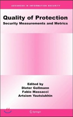 Quality of Protection: Security Measurements and Metrics