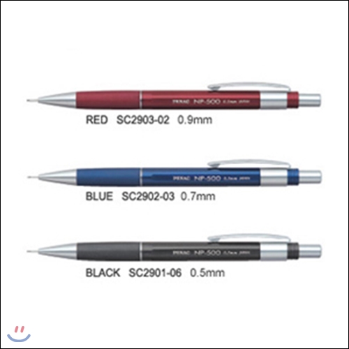 [PENAC] 페낙 NP-500 샤프 [1자루] 0.5mm/0.7mm/0.9mm/샤프/필기구/샤프펜슬/일본샤프/펜아크샤프