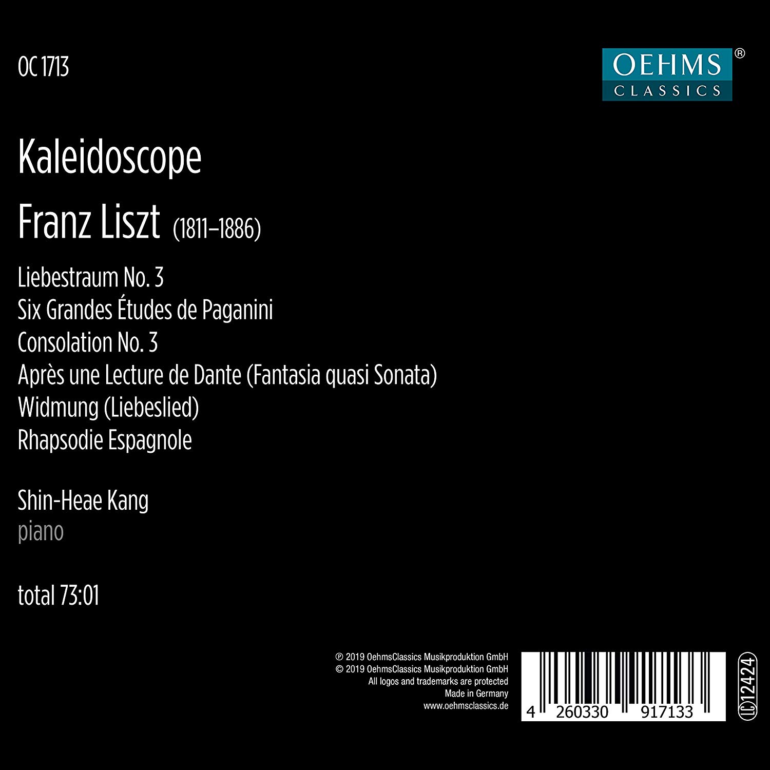 강신혜 - 리스트: 피아노 작품집 (Liszt: Kaleidoscope)