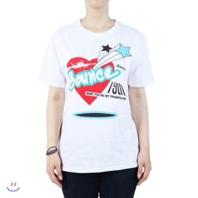 Bounce T-Shirts [화이트/라운드/20수]