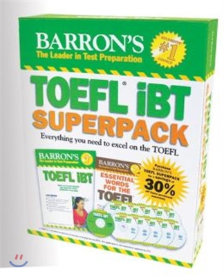 Barron&#39;s TOEFL Ibt Superpack, 2nd Edition (Hardcover, 2, Revised)