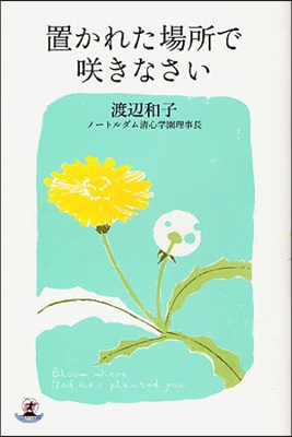 置かれた場所でさくきなさい