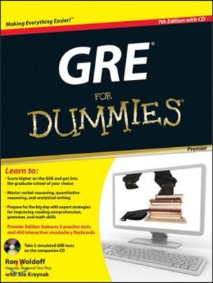 GRE for Dummies with CD