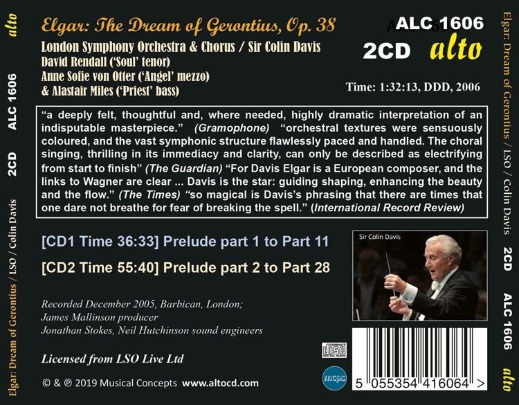 Colin Davis 엘가: 제론티우스의 꿈 (Elgar: The Dream of Gerontius)