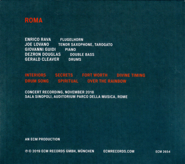 Enrico Rava & Joe Lovano (엔리코 라바 & 조 로바노) - Roma 