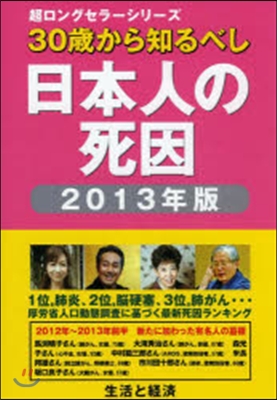 ’13 30歲から知るべし 日本人の死因