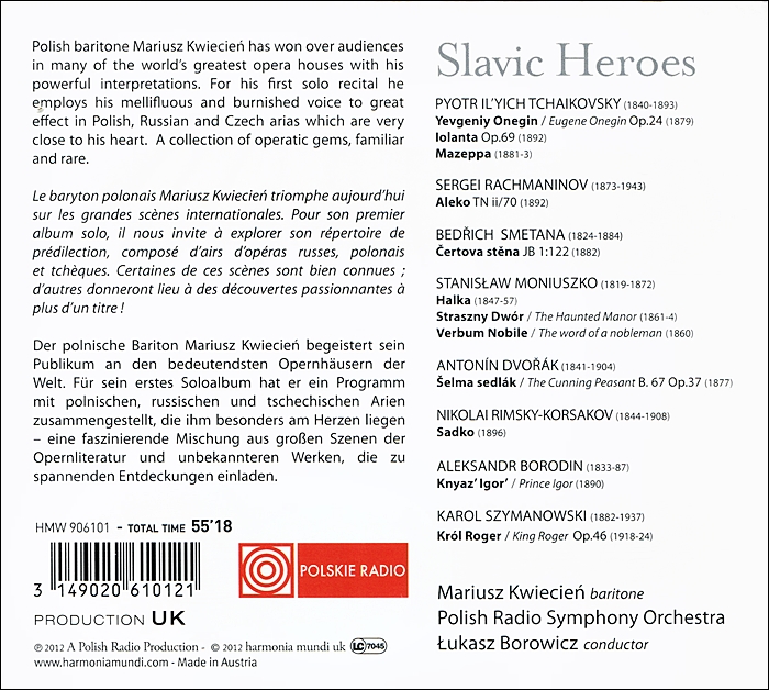 Mariusz Kwiecien 슬라브 영웅들 (Slavic Heroes)