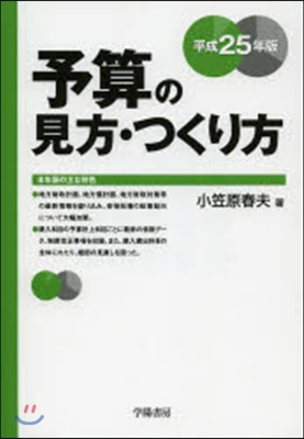 平25 予算の見方.つくり方