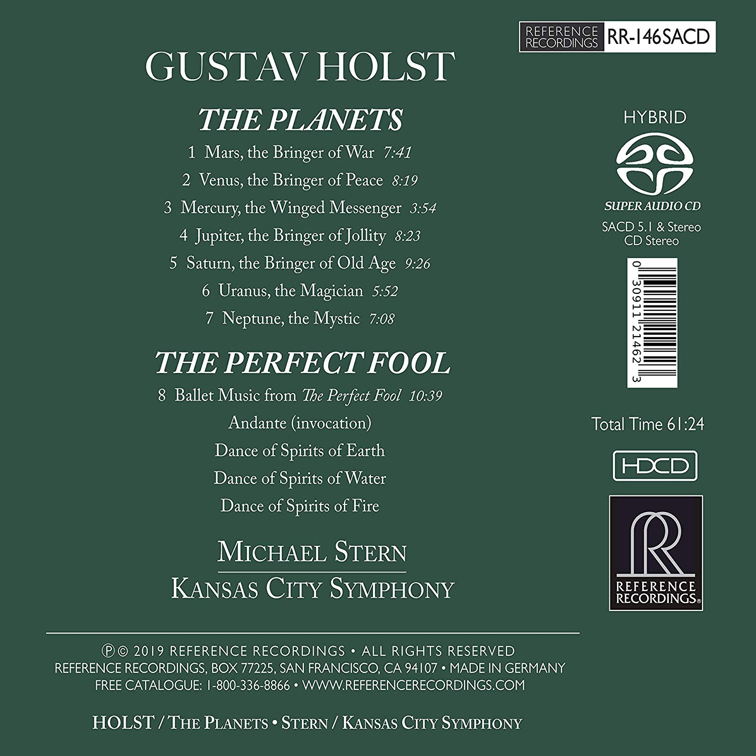 Michael Stern 구스타프 홀스트: 행성 (Gustav Holst: The Planets & The Perfect Fool)