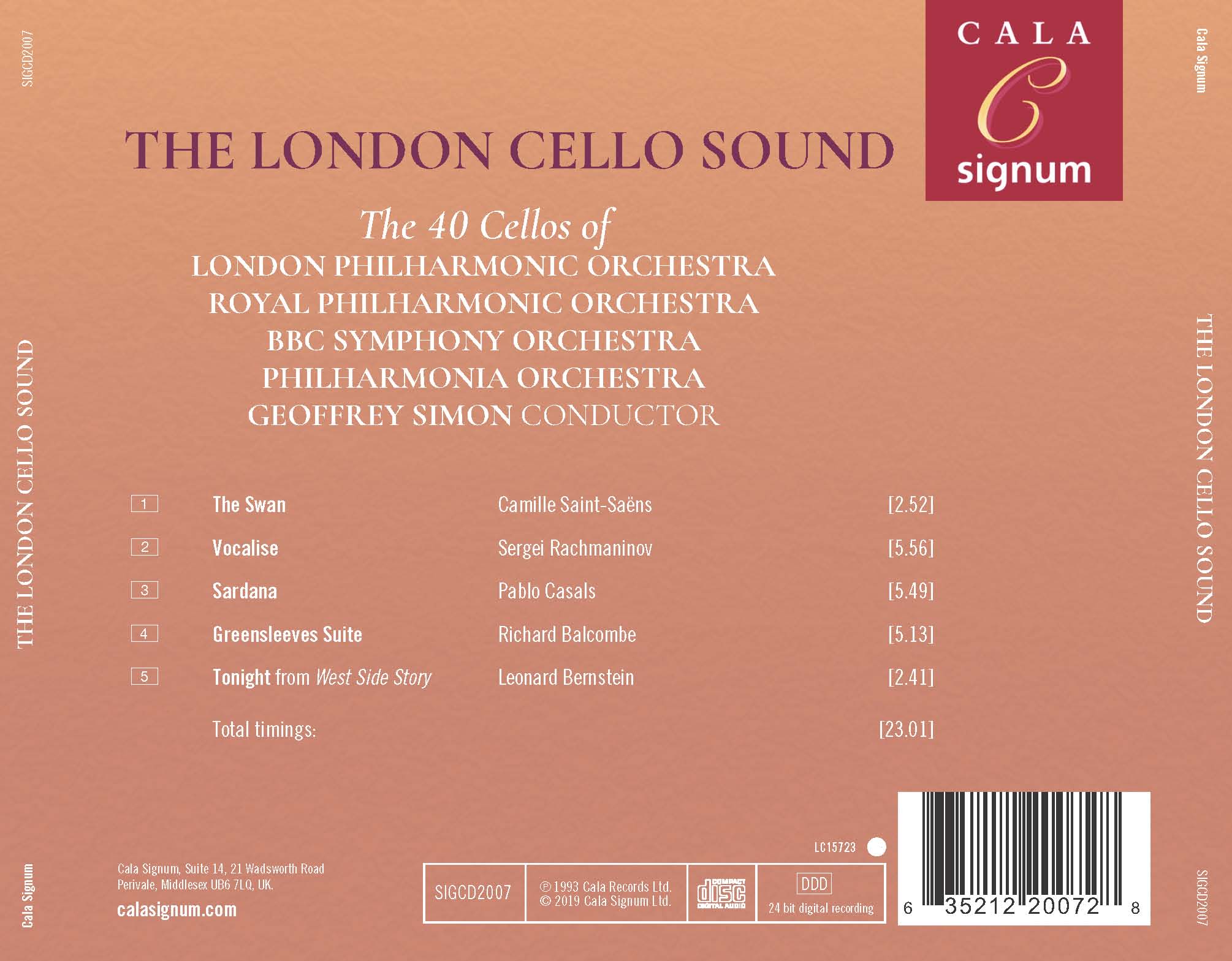 40대의 첼로로 연주하는 클래식 소품집 (The London Cello Sound)