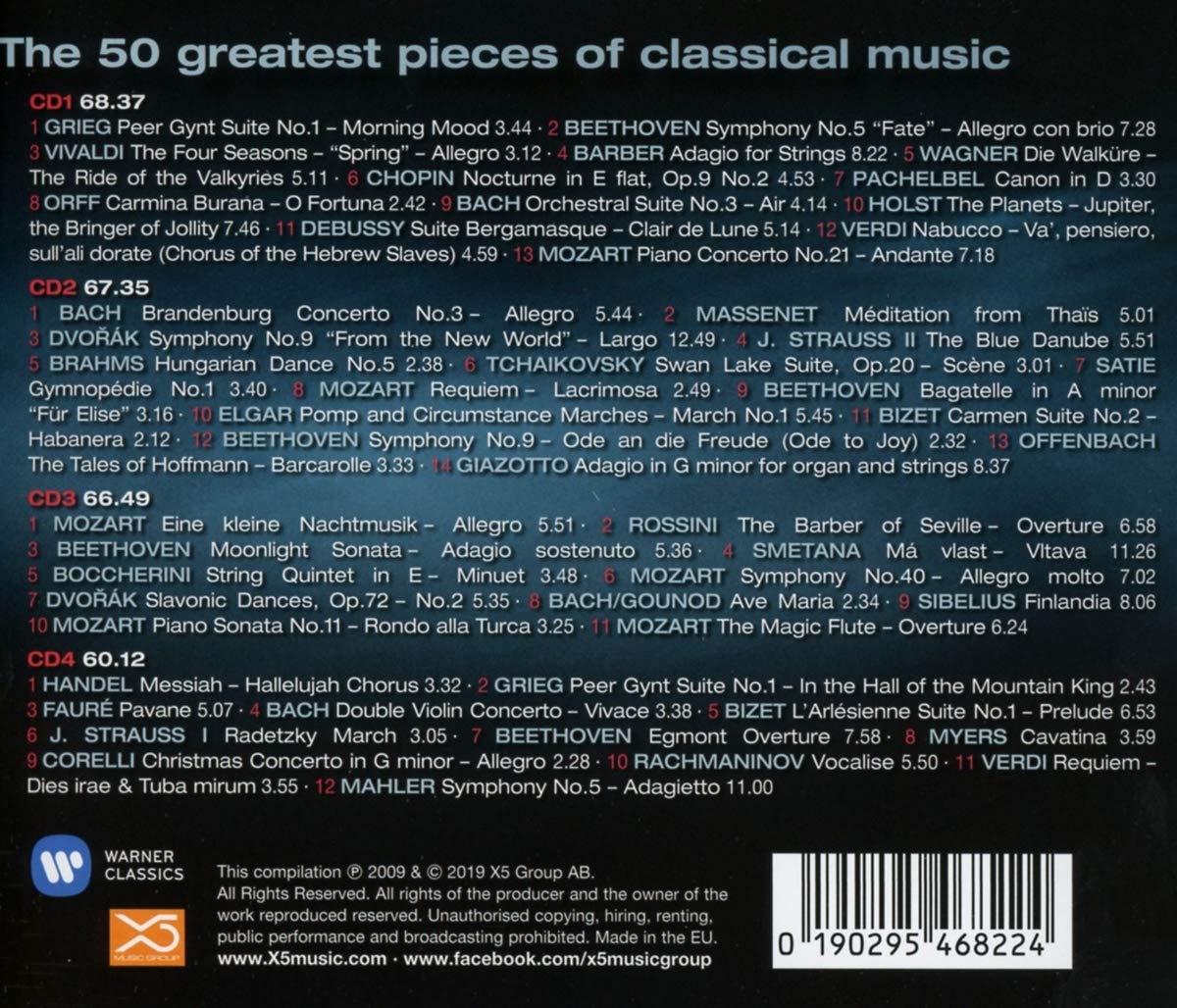 최고의 클래식 50 - 런던 필하모닉 오케스트라 (The 50 Greatest Pieces of Classical Music)