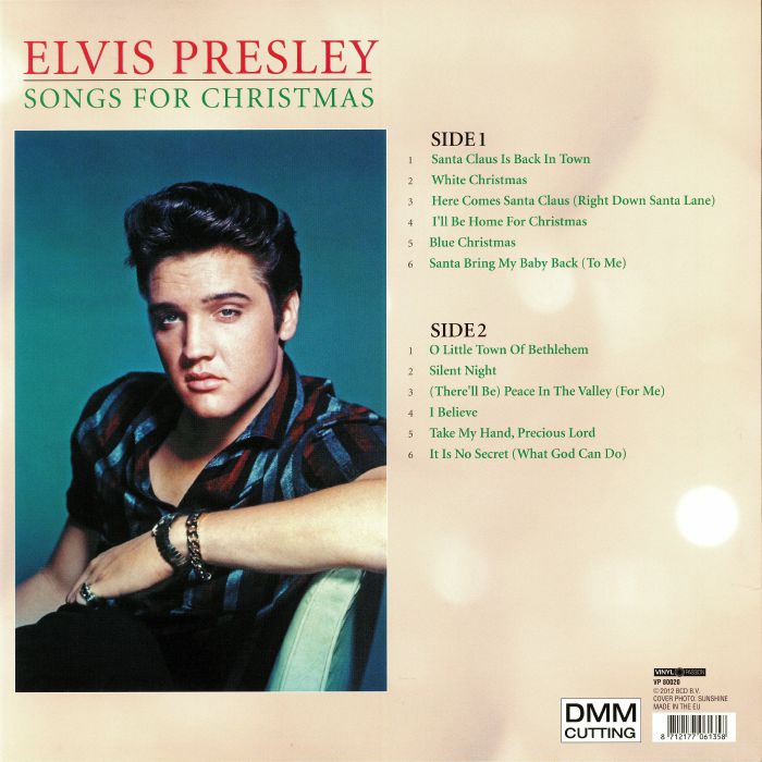 Elvis Presley - Songs for Christmas 엘비스 프레슬리 크리스마스 앨범 [골드 컬러 LP]