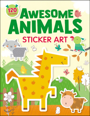 Awesome Animals Sticker Art