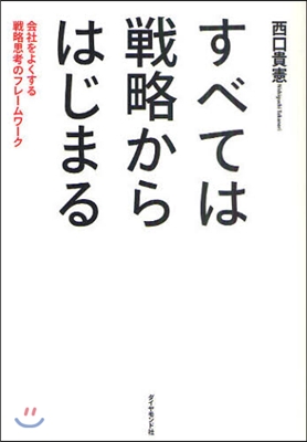 すべては戰略からはじまる 會社をよくする戰略思考のフレ-ムワ-ク