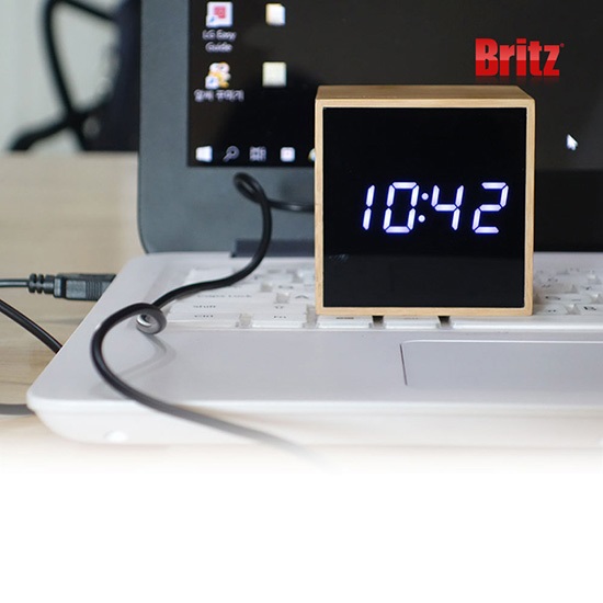 브리츠 콜튼 BZ-EW561 무선 탁상 알람 디지털 시계
