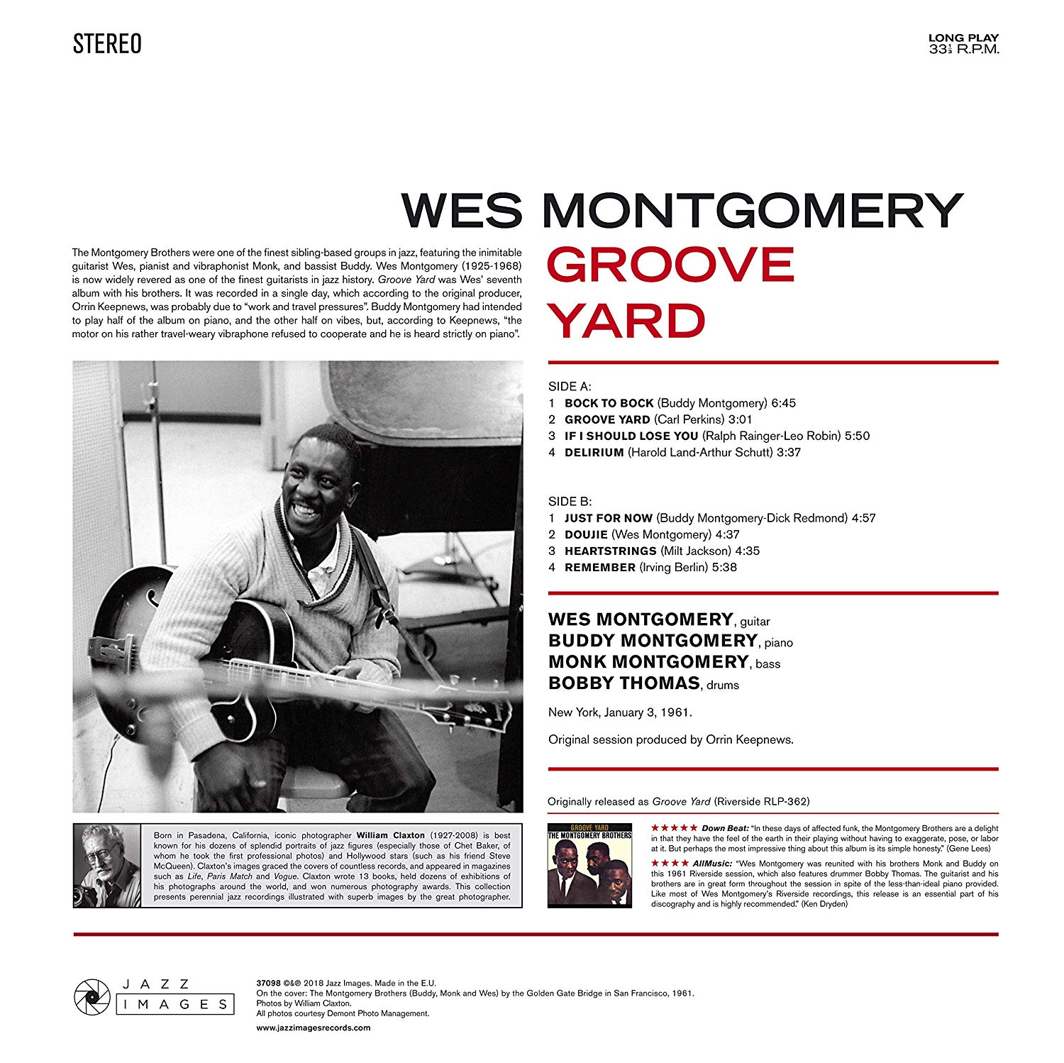 Wes Montgomery (웨스 몽고메리) - Groove Yard [LP]