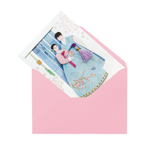 꽃분홍 내님카드 FT226-1