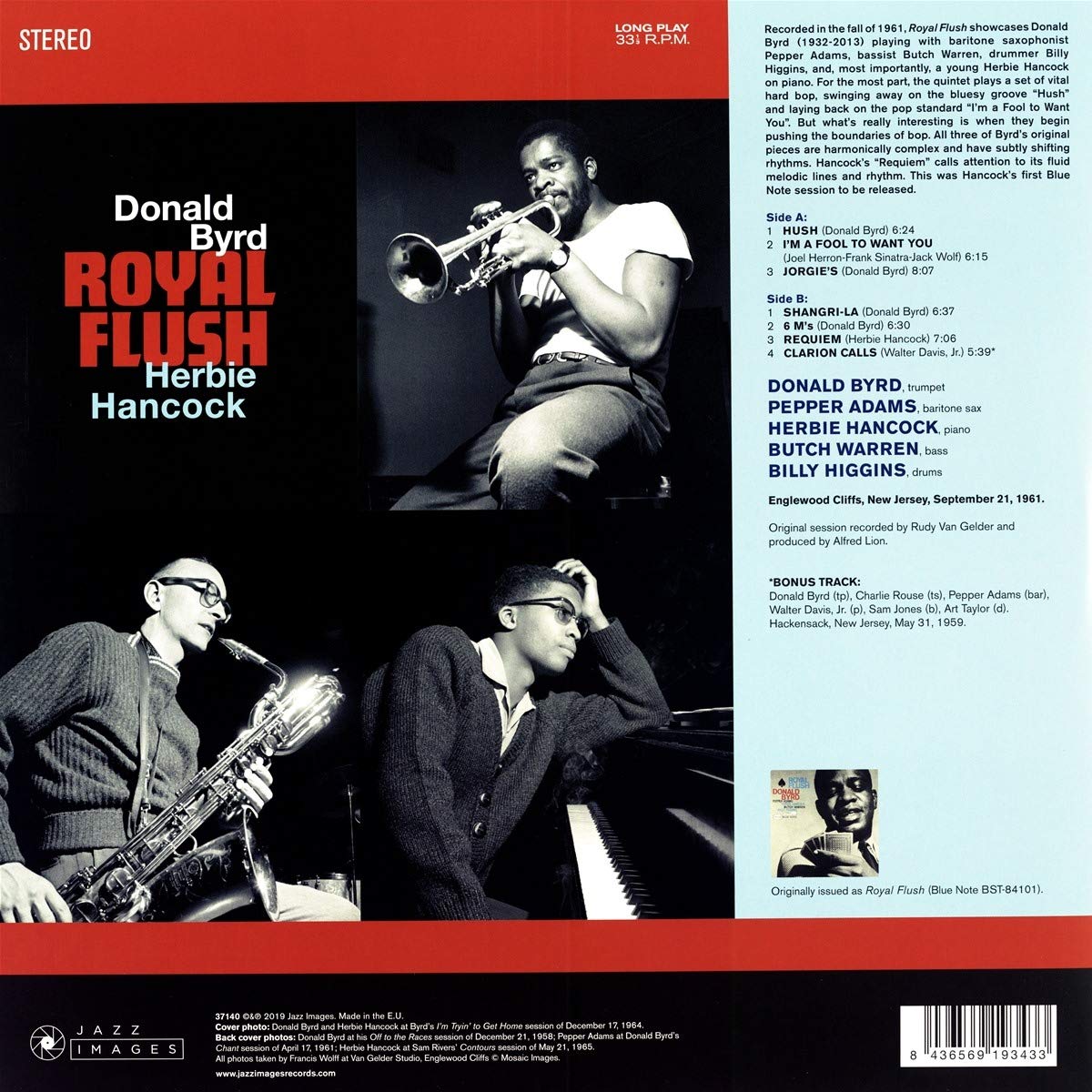 Donald Byrd (도날드 버드) - Royal Flush [LP]