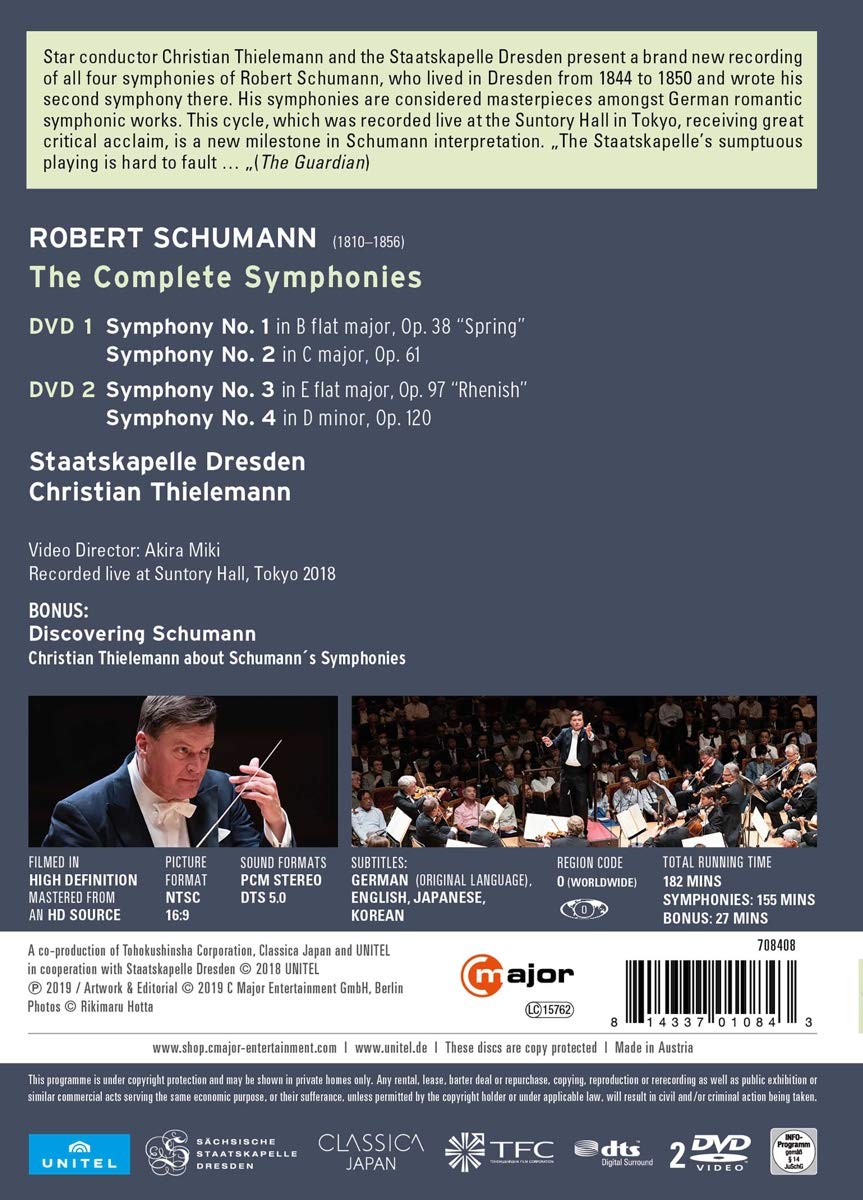 Christian Thielemann 슈만: 교향곡 전곡집 (Schumann: The Complete Symphonies)