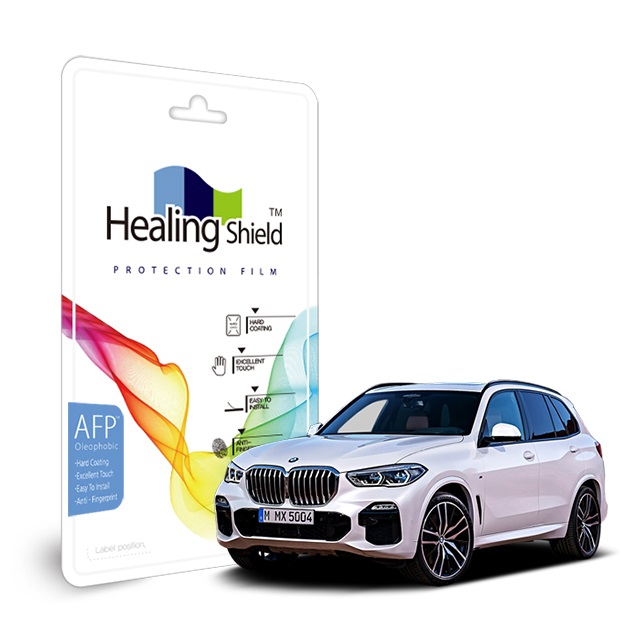 BMW X5 2019 공조기 LCD 올레포빅 액정보호필름 2매