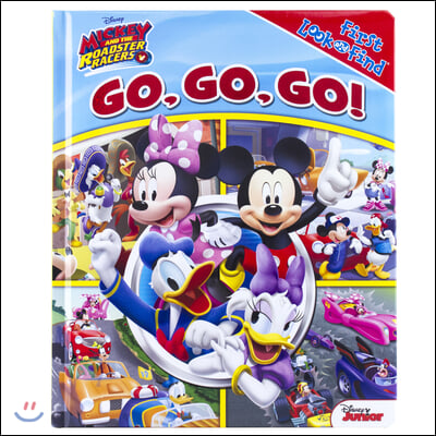 Disney Mickey and the Roadster Racers: Go, Go, Go! Look and Find