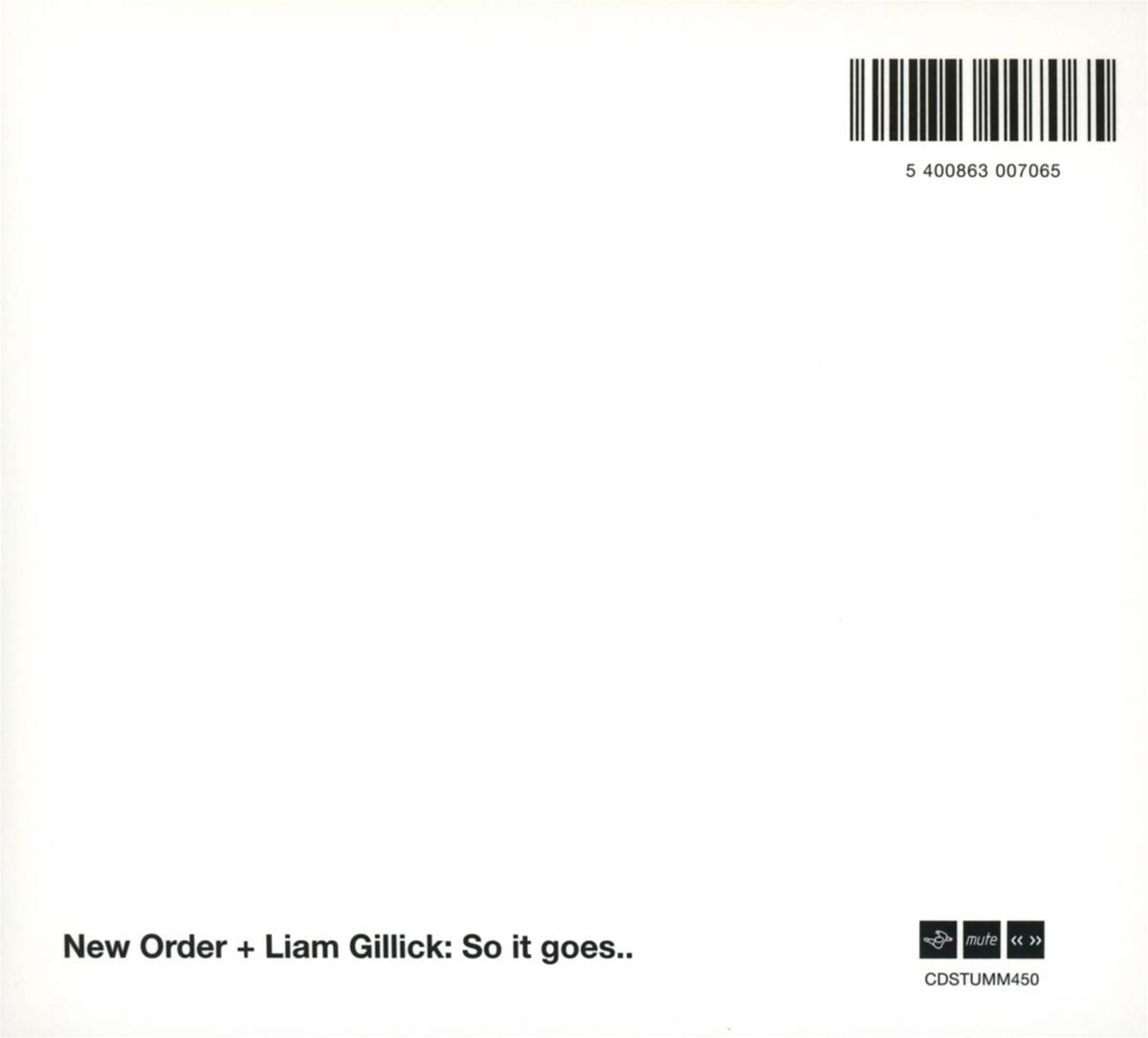 New Order (뉴 오더) - ∑(No,12k,Lg,17Mif) New Order + Liam Gillick: So it goes..