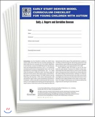 Early Start Denver Model Curriculum Checklist for Young Children with Autism