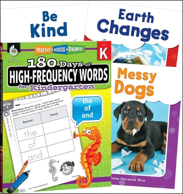 Learn-At-Home: High-Frequency Words Bundle Grade K: 4-Book Set