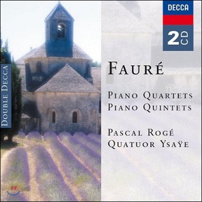 Pascal Roge/ Quartuor Ysaye 포레: 피아노 사중주, 오중주 (Faure : Piano Quartet, Piano Quintet) 파스칼 로제