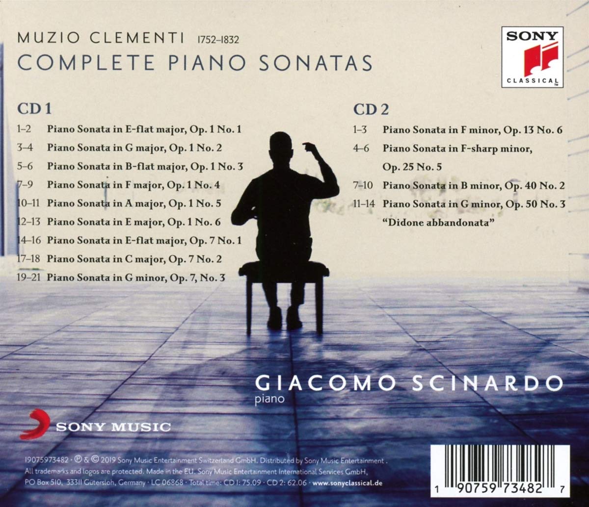 Giacomo Scinardo 클레멘티: 피아노 소나타 전곡 1집 - 지아코모 치나르도 (Clementi: Piano Sonatas, Vol. 1)