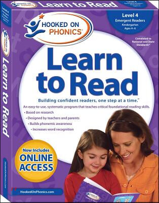 Hooked on Phonics Learn to Read - Level 4: Emergent Readers (Kindergarten Ages 4-6)