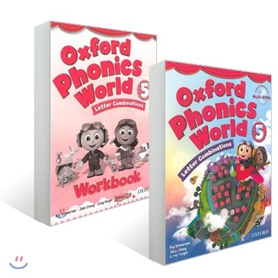 Oxford Phonics World 5 : Student Book + Workbook + Multi-Rom CD