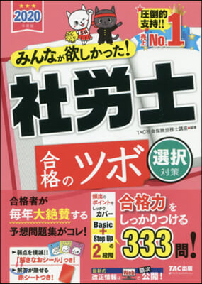 ’20 社勞士合格のツボ 選擇對策