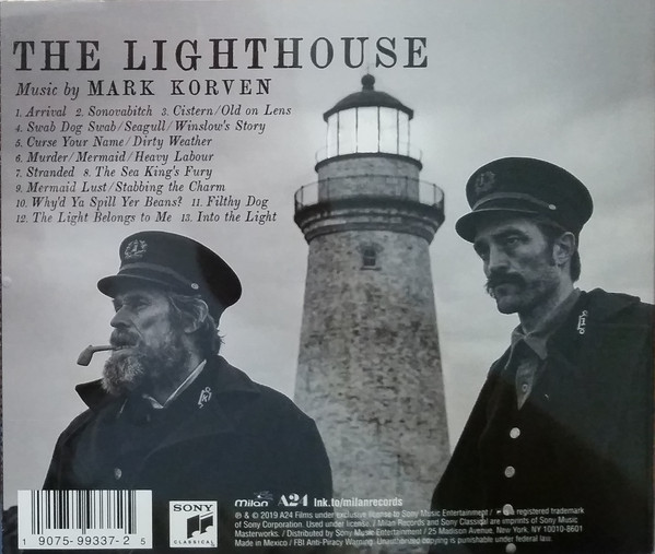 더 라이트하우스 영화음악 (The Lighthouse Original Motion Picture Soundtrack by Mark Korven)