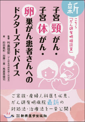 子宮頸がん.子宮體がん.卵巢がん患者さん