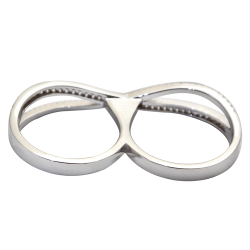 Double ribbon ring