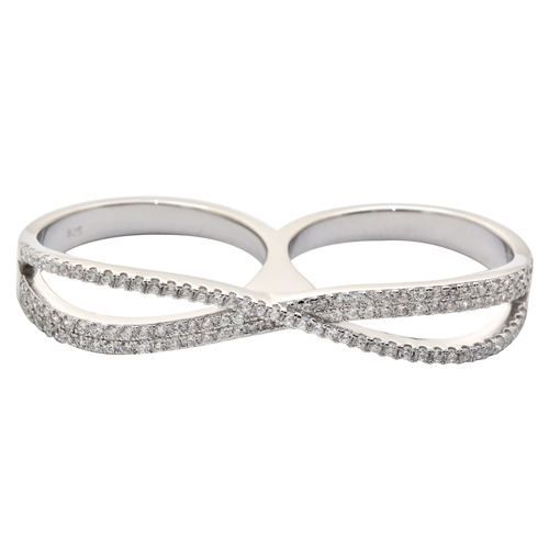 Double ribbon ring