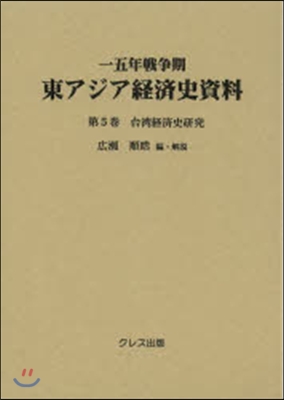 台灣經濟史硏究