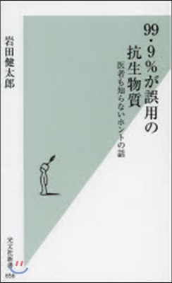 99.9％が誤用の抗生物質