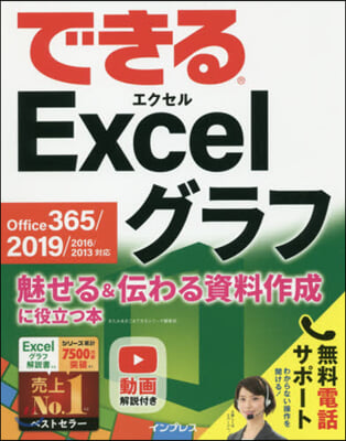 できるExcelグラフ オフィス365/