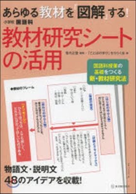 小學校國語科 敎材硏究シ-トの活用