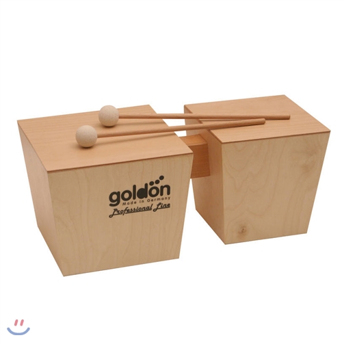 [Goldon] 골든 우드봉고, 나무소재, 10710, Wooden Bongos