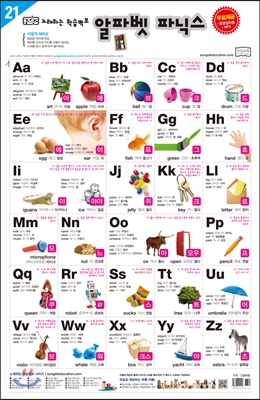 노래하는 학습벽보 알파벳 파닉스