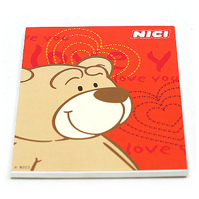 니키 러브베어 메모장 곰 (A5/A6)