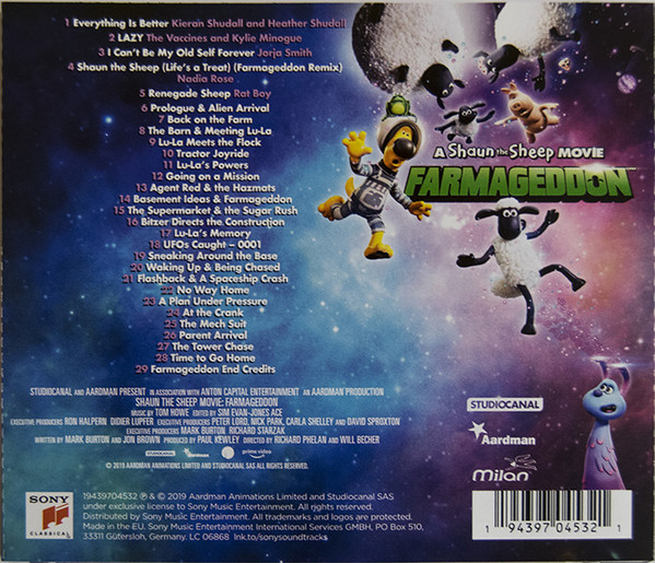 숀 더 쉽 무비: 파마게돈 영화음악 (A Shaun The Sheep Movie: Farmageddon OST by Tom Howe)