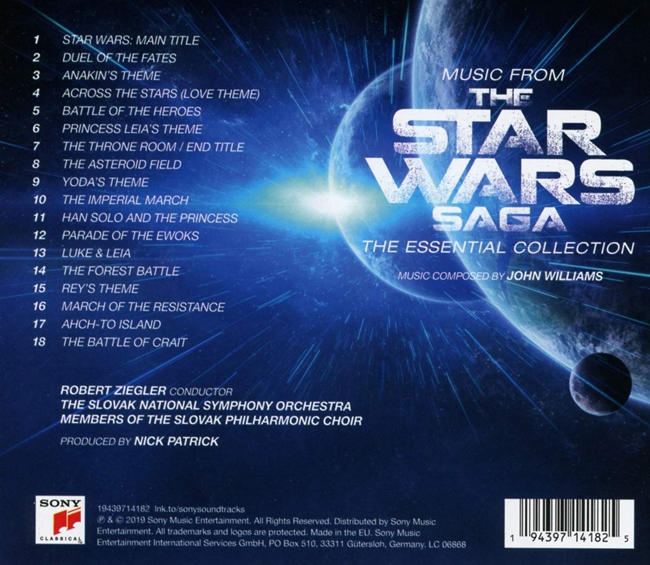 스타워즈 영화음악 베스트 앨범 (Music From The Star Wars Saga: Essential)
