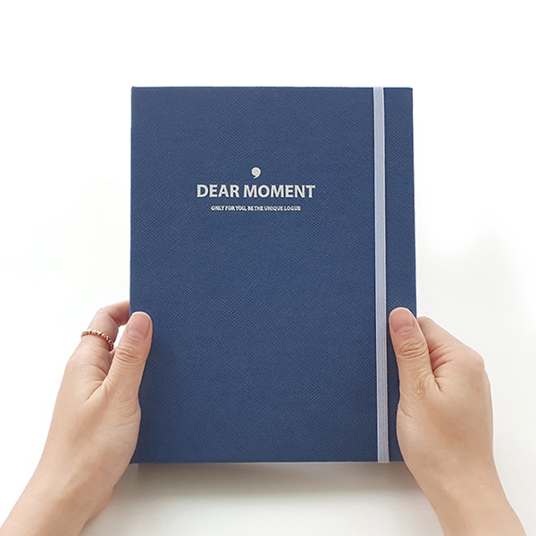 DEAR MOMENT 3공 다이어리 커버 (A5 바인더) - 팬톤 클래식블루