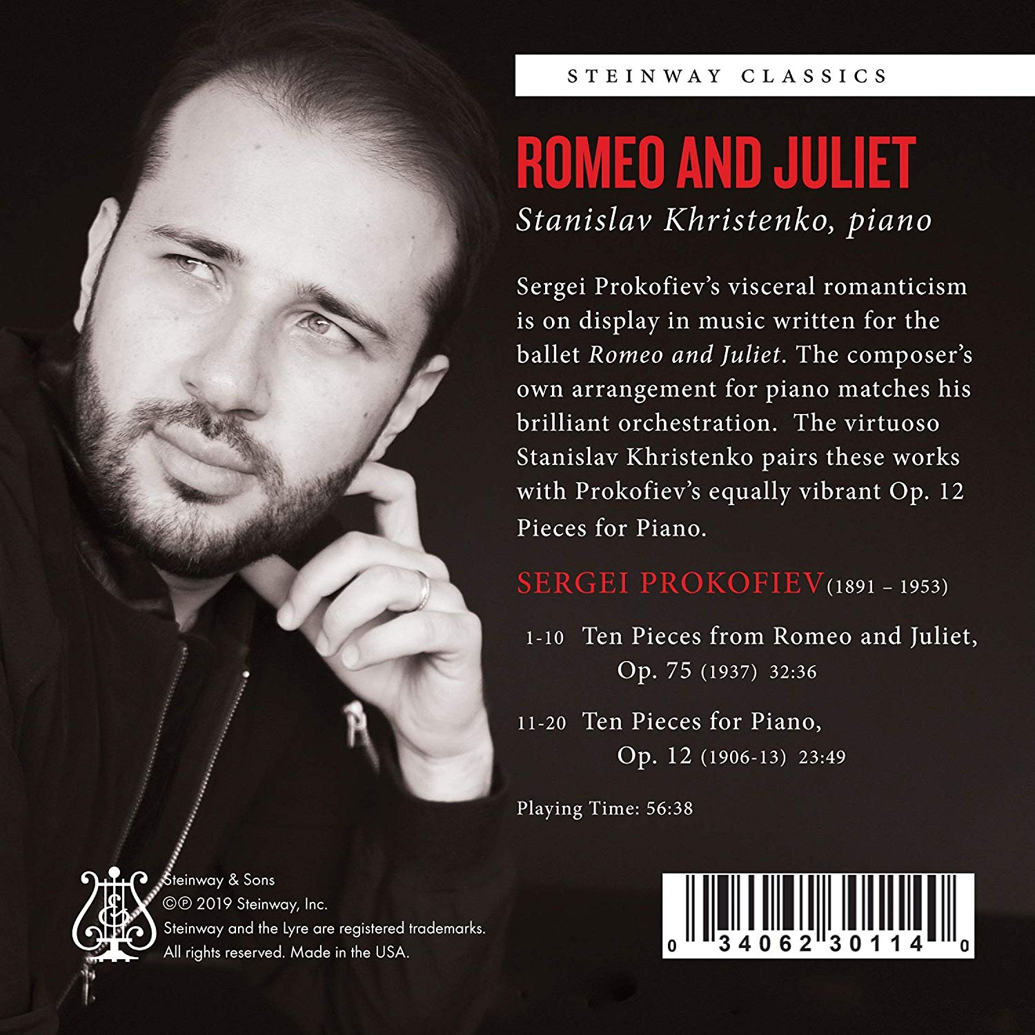 Stanislav Khristenko 프로코피에프: 로미오와 줄리엣 중 열 개의 작품, 열 개의 피아노 소품 (Prokofiev: Romeo and Juliet)